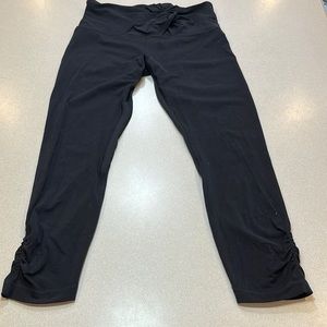 Lululemon align Yoga pant legging size 10 detailed band at top cinched bottom